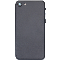 Back Housing W/ Small Components Pre-Installed Compatible For iPhone 7 (Used OEM Pull: Grade A) (Matte Black)