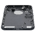 Back Housing W/ Small Components Pre-Installed Compatible For iPhone 7 (Used OEM Pull: Grade A) (Matte Black)