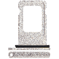 Dual Sim Card Tray Compatible For iPhone 11 (White)