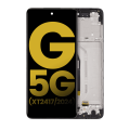 LCD Assembly With Frame For Motorola Moto G 5G (XT2417 / 2024) (Refurbished) (Sage Green)