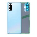 Back Cover Glass With Camera Lens Compatible For Samsung Galaxy S20 (No Logo) (Aftermarket Plus) (Cloud Blue)