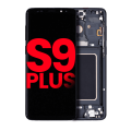 OLED Assembly With Frame Compatible For Samsung Galaxy S9 Plus (Aftermarket Plus) (Midnight Black)