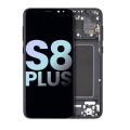 OLED Assembly With Frame Compatible For Samsung Galaxy S8 Plus (Service Pack) (Midnight Black)