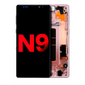 OLED Assembly With Frame Compatible For Samsung Galaxy Note 9 (Aftermarket Plus) (Alpine White)