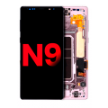 OLED Assembly With Frame Compatible For Samsung Galaxy Note 9 (Aftermarket Plus) (Lavender Purple)