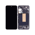 OLED Assembly With Frame Compatible For Samsung Galaxy S23 Plus (US & International) (Aftermarket Plus) (Phantom Black)