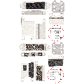Full Set Small Metal Bracket And Screw Set Compatible For MacBook Air 13" Retina (A1932 / Late 2018 / Early 2019 / Mid 2019)
