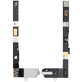 Headphone Jack With Flex Cable Compatible For iPad Mini 4 (4G Version) (White)