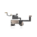 Earpiece Speaker With Proximity Sensor Cable Compatible For iPhone 12 / 12 Pro (Warning: Soldering Required For Face ID Functionality) (Premium)