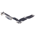Charging Port Flex Cable Compatible For iPhone 15 Plus (Aftermarket Plus) (Blue)