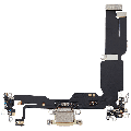 Charging Port Flex Cable Compatible For iPhone 15 Plus (Aftermarket Plus) (Yellow)