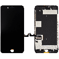 LCD Assembly With Steel Plate Compatible For iPhone 8 Plus (Aftermarket: AQ7) (Black)
