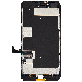 LCD Assembly With Steel Plate Compatible For iPhone 8 Plus (Aftermarket: AQ7) (Black)