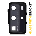 Back Camera Lens With Bracket Compatible For Huawei P40 Pro (Black)