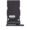 Single Sim Card Tray Compatible For Samsung Galaxy S24 5G / S24 Plus 5G (Onyx Black)
