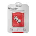 Casper Camera Lens Protector Compatible For iPhone 15 / 15 Plus (Pink) (Clear)