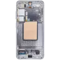 OLED Assembly With Frame Compatible For Samsung Galaxy S24 5G (US & International Version) (Refurbished) (Sapphire Blue)