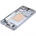 OLED Assembly With Frame Compatible For Samsung Galaxy S24 5G (US & International Version) (Refurbished) (Sapphire Blue)