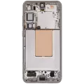 OLED Assembly With Frame Compatible For Samsung Galaxy S24 Plus 5G (US & International Version) (Refurbished) (Amber Yellow)