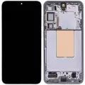 OLED Assembly With Frame Compatible For Samsung Galaxy S24 Plus 5G (US & International Version) (Refurbished) (Sapphire Blue)
