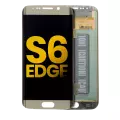 LCD Assembly Without Frame Compatible For Samsung Galaxy S6 Edge (Refurbished) (Gold Platinum)