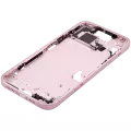 Mid-Frame Housing With Power And Volume Button Compatible For iPhone 15 Plus (International Version) (Aftermarket Plus) (Pink)