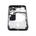 Mid-Frame Housing With Power And Volume Button Compatible For iPhone 15 Pro (International Version) (Aftermarket Plus) (Black Titanium)
