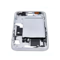 Mid-Frame Housing With Power And Volume Button Compatible For iPhone 15 (US Version) (Aftermarket Plus) (Blue)