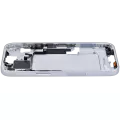 Mid-Frame Housing With Power And Volume Button Compatible For iPhone 15 (US Version) (Aftermarket Plus) (Blue)