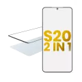 2 in 1 Front Glass With OCA Pre-Installed Compatible For Samsung Galaxy S20