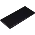 OLED Assembly With Frame Compatible For Motorola Moto G85 (XT2427-3 / 2024) (Refurbished) (Urban Grey)