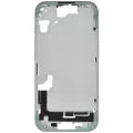 Mid-Frame Housing With Power And Volume Button Compatible For iPhone 15 (US Version) (Aftermarket Plus) (Green)