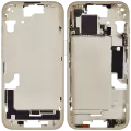 Mid-Frame Housing With Power And Volume Button Compatible For iPhone 15 (US Version) (Aftermarket Plus) (Yellow)
