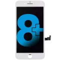 LCD Assembly With Steel Plate Compatible For iPhone 8 Plus (Aftermarket: AQ7) (White)