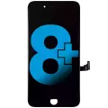 LCD Assembly With Steel Plate Compatible For iPhone 8 Plus (Aftermarket: AQ7) (Black)