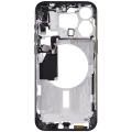 Mid-Frame Housing With Power And Volume Button Compatible For iPhone 15 Pro Max (International Version) (Aftermarket Plus) (Blue Titanium)