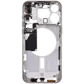 Mid-Frame Housing With Power And Volume Button Compatible For iPhone 15 Pro Max (International Version) (Aftermarket Plus) (Natural Titanium)