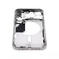 Mid-Frame Housing With Power And Volume Button Compatible For iPhone 15 Pro Max (International Version) (Aftermarket Plus) (Natural Titanium)