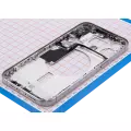 Mid-Frame Housing With Power And Volume Button Compatible For iPhone 15 Pro Max (International Version) (Aftermarket Plus) (Natural Titanium)