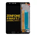 LCD Assembly With Frame Compatible For Asus ZenFone 4 Max 5.2" (ZC520KL / 2017) (Refurbished) (Black)