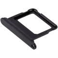 Dual Sim Card Tray Compatible For iPhone 16 / 16 Plus (Black)