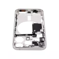 Mid-Frame Housing With Power And Volume Button Compatible For iPhone 15 Pro (US Version) (Used OEM Pull: Grade C) (White Titanium)