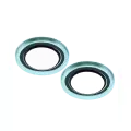 Casper Camera Lens Protector Compatible For iPhone 16 / 16 Plus (Teal) (Clear)
