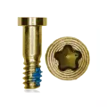 Bottom Screws Compatible For iPhone 5S (Gold) (100 Pack)