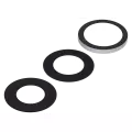 Back Camera Lens (Glass Only) With Adhesive Compatible For iPhone 16 Pro / 16 Pro Max (3 Piece Set) (Aftermarket Plus) (10 Pack)