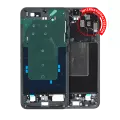Mid-Frame Housing Compatible For Samsung Galaxy S24 Plus 5G (International version) (Service Pack) (Onyx Black)