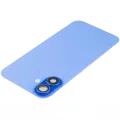 Back Glass With Steel Plate With Wireless NFC Charging MagSafe Magnet & Flashlight Flex Compatible For iPhone 16 (Used OEM Pull: Grade A) (Ultramarine)