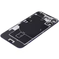 Back Glass With Steel Plate With Wireless NFC Charging MagSafe Magnet & Flashlight Flex Compatible For iPhone 16 (Used OEM Pull: Grade A) (Ultramarine)