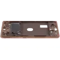Mid-Frame Housing Compatible For Compatible For Samsung Galaxy S20 FE (Cloud Orange)