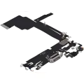 Charging Port Flex Cable Compatible For iPhone 15 Pro Max (Aftermarket Plus) (White Titanium)